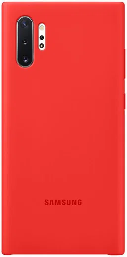 Origineel Samsung Galaxy Note 10 Hoesje Silicone Cover Rood afbeelding 1