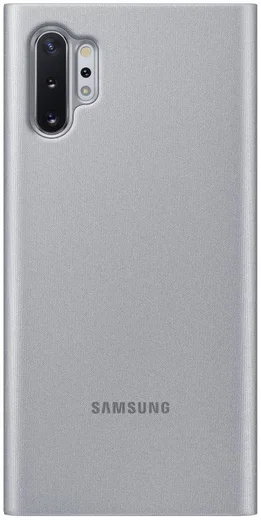 Samsung Galaxy Note 10 Clear View Stand Cover Zilver afbeelding 3