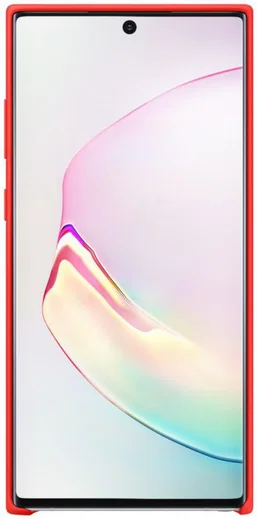 Samsung Galaxy Note 10 Plus Silicone Cover Origineel Rood afbeelding 2