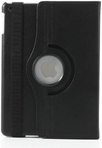 Apple iPad Air Rotary Leather Stand Cover Zwart afbeelding 8
