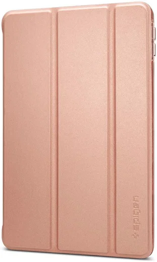 Spigen Smart Fold Hoesje met Standaard Apple iPad Mini 5 Roze Goud afbeelding 1
