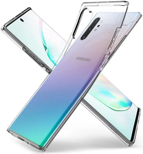 Spigen Liquid Crystal Hoesje Samsung Galaxy Note 10 Plus Transparant afbeelding 2