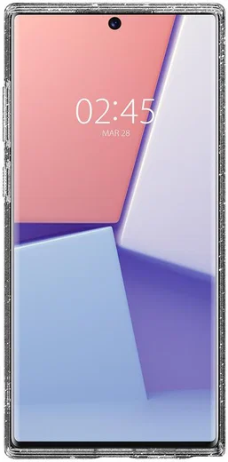 Spigen Liquid Crystal Hoesje Galaxy Note 10 Plus Glitter Transparant afbeelding 4