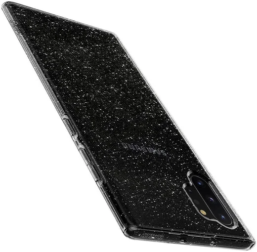 Spigen Liquid Crystal Hoesje Galaxy Note 10 Plus Glitter Transparant afbeelding 7