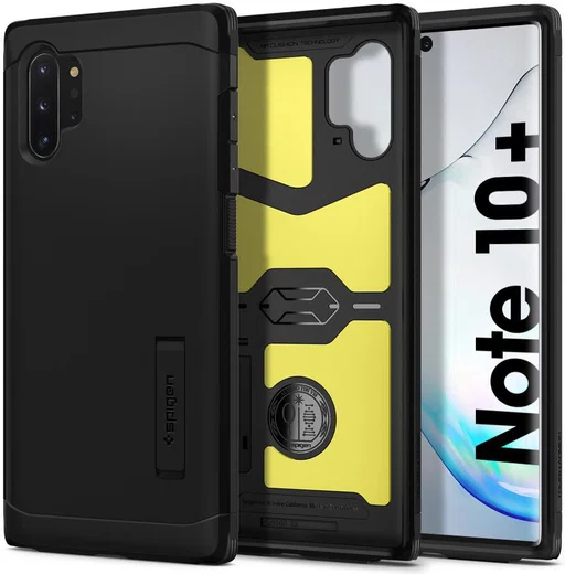 Spigen Tough Armor Hoesje Samsung Galaxy Note 10 Plus Zwart afbeelding 4