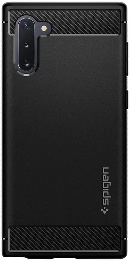 Spigen Rugged Armor Hoesje Samsung Galaxy Note 10 Zwart afbeelding 3
