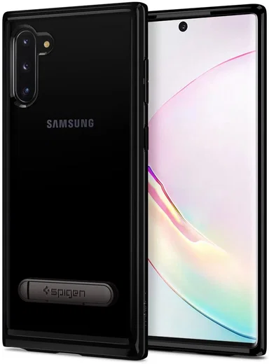 Spigen Ultra Hybrid S Hoesje Samsung Galaxy Note 10 Zwart afbeelding 1