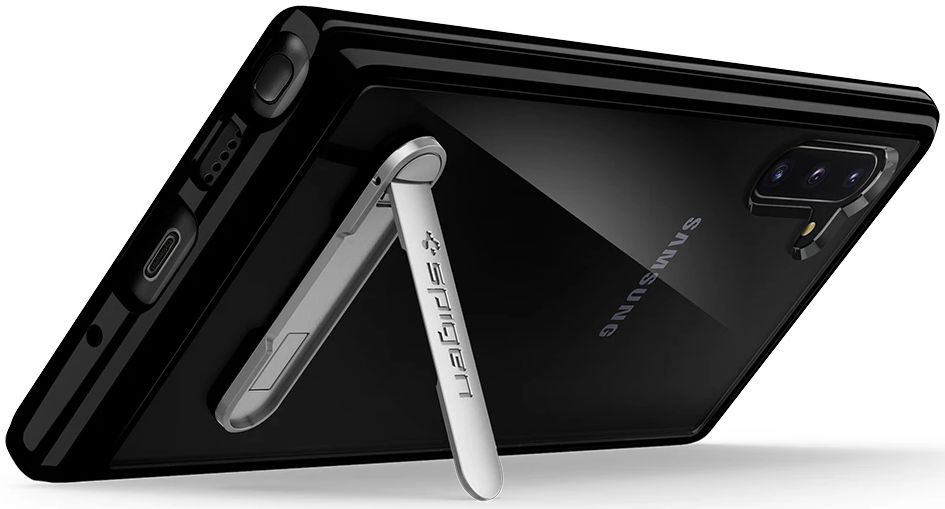 Spigen Ultra Hybrid S Hoesje Samsung Galaxy Note 10 Zwart afbeelding 2