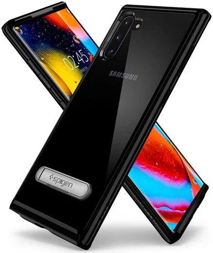 Spigen Ultra Hybrid S Hoesje Samsung Galaxy Note 10 Zwart afbeelding 3