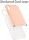 Spigen La Manon Jupe Hybride Hoesje Apple iPhone X(S) Roze afbeelding 2