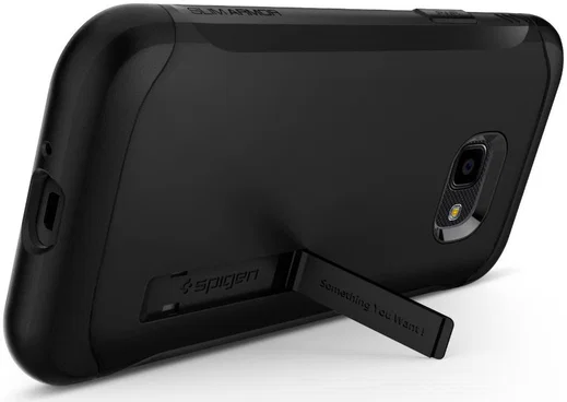 Spigen Slim Armor Hoesje Samsung Galaxy Xcover 4(S) Zwart afbeelding 2