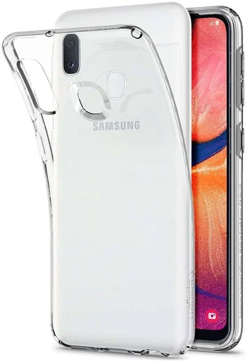 Spigen Liquid Crystal Hoesje Samsung Galaxy A20E Transparant afbeelding 3
