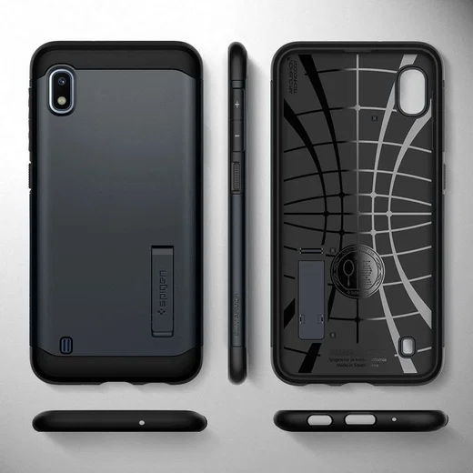 Spigen Slim Armor Hoesje Samsung Galaxy A10 Zwart afbeelding 3