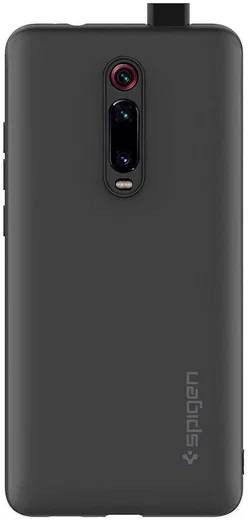 Spigen Silicone Fit Xiaomi Mi 9T (Pro) Hoesje Grijs afbeelding 2
