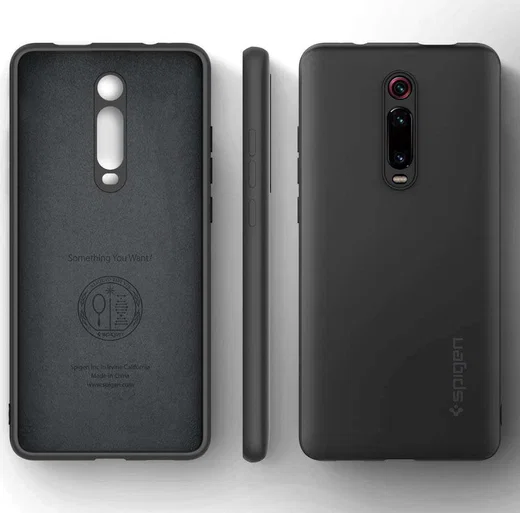 Spigen Silicone Fit Xiaomi Mi 9T (Pro) Hoesje Grijs afbeelding 4