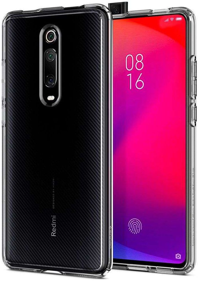 Spigen Liquid Crystal Hoesje Xiaomi Mi 9T (Pro) Transparant afbeelding 2