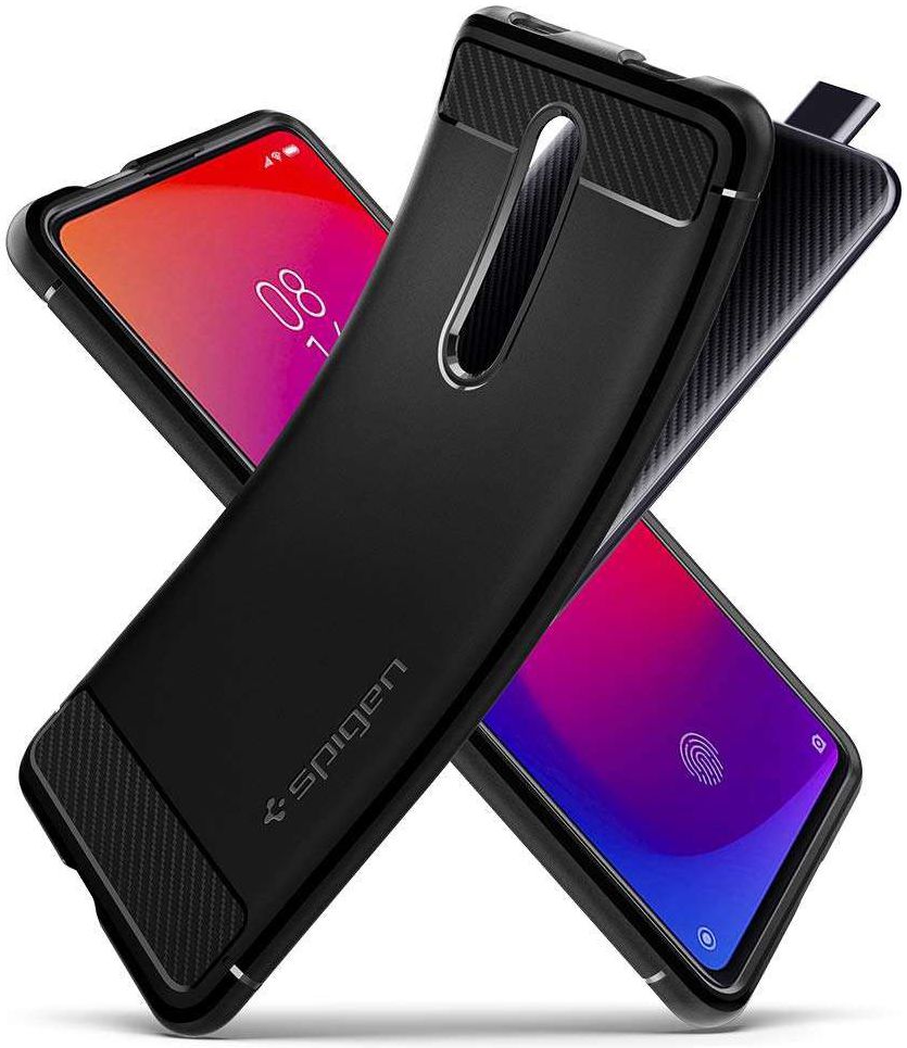 Spigen Rugged Armor Hoesje Xiaomi Mi 9T (Pro) Zwart afbeelding 2
