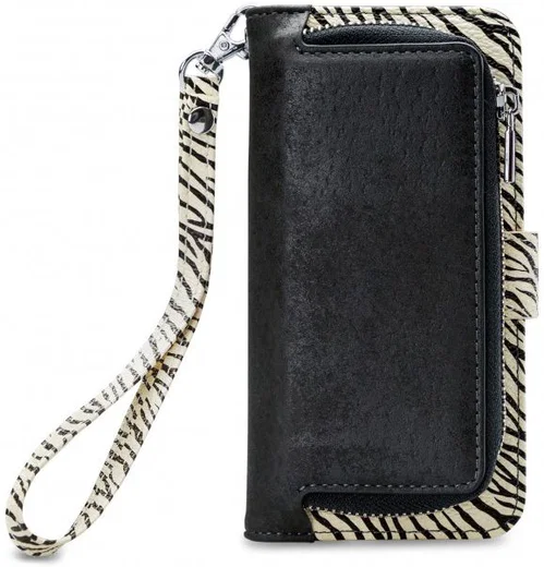 Mobilize 2-in-1 Gelly Wallet Zipper Case iPhone 7 / 8 Zwart afbeelding 3