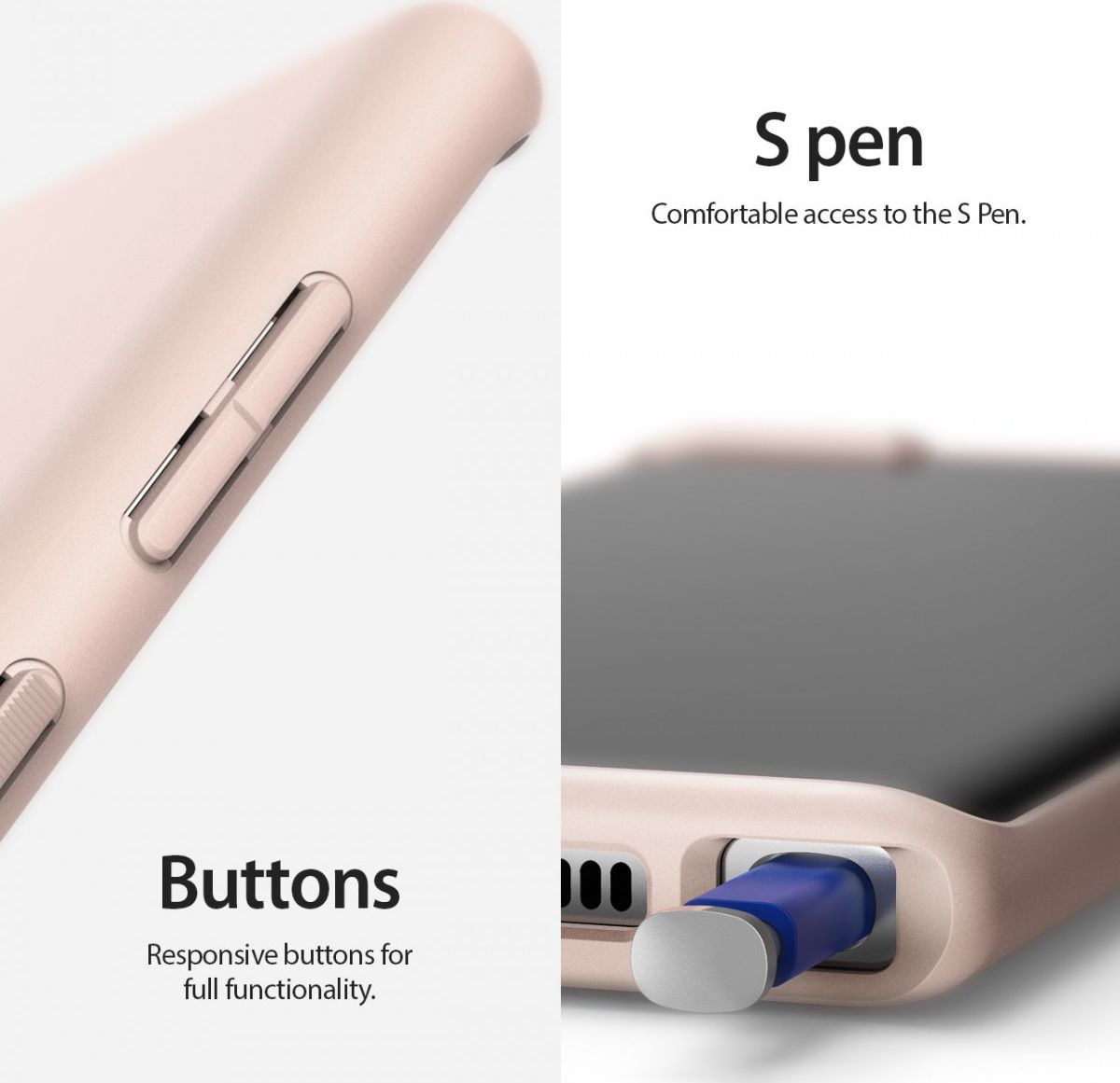 Ringke Air S Samsung Galaxy Note 10 Hoesje Roze afbeelding 5