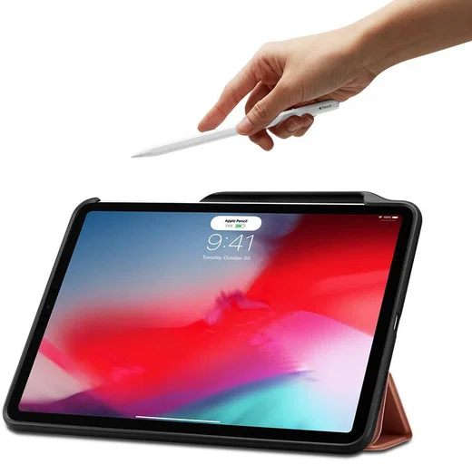 Spigen Smart Fold 2 Hoes Standaard iPad Pro 11 (2018) Roze afbeelding 13