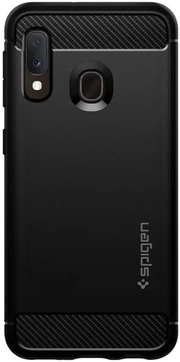 Spigen Rugged Armor Hoesje Samsung Galaxy A20e Zwart afbeelding 2