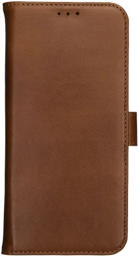 Rosso Deluxe Samsung Galaxy Note 10 Hoesje Echt Leer Book Case Bruin afbeelding 12