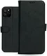 Rosso Deluxe Apple iPhone 11 Pro Hoesje Echt Leer Book Case Zwart afbeelding 5