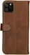 Rosso Deluxe Apple iPhone 11 Pro Hoesje Echt Leer Book Case Bruin afbeelding 6