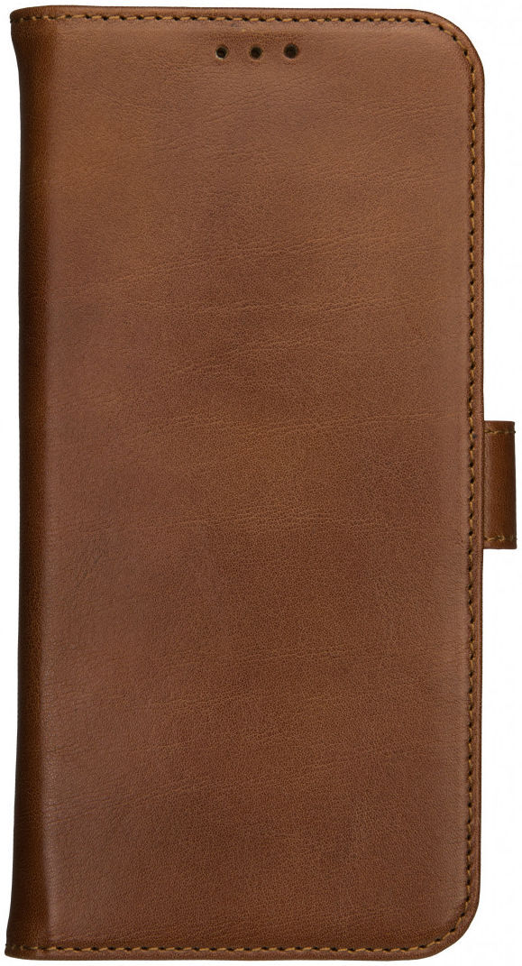 Rosso Deluxe Apple iPhone 11 Hoesje Echt Leer Book Case Bruin afbeelding 11