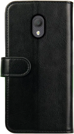Rosso Element Alcatel 1C (2019) Hoesje Book Cover Zwart afbeelding 2