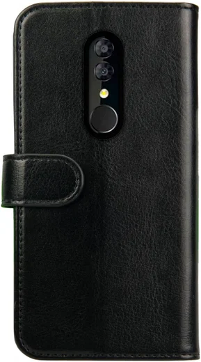 Rosso Element Alcatel 3 (2019) Hoesje Book Cover Zwart afbeelding 2