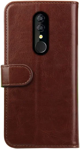 Rosso Element Alcatel 3 (2019) Hoesje Book Cover Bruin afbeelding 5