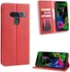 LG G8s Stijlvol Vintage Portemonnee Hoesje Rood afbeelding 3