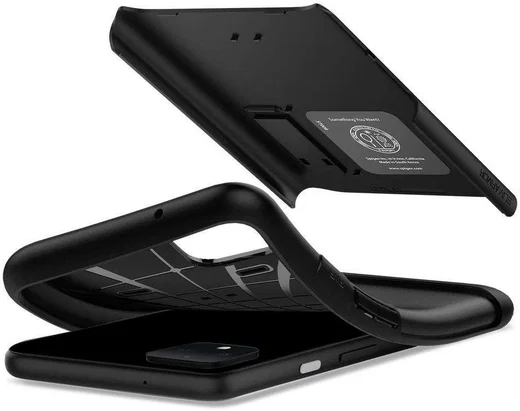 Spigen Slim Armor Hoesje Google Pixel 4 XL Zwart afbeelding 2