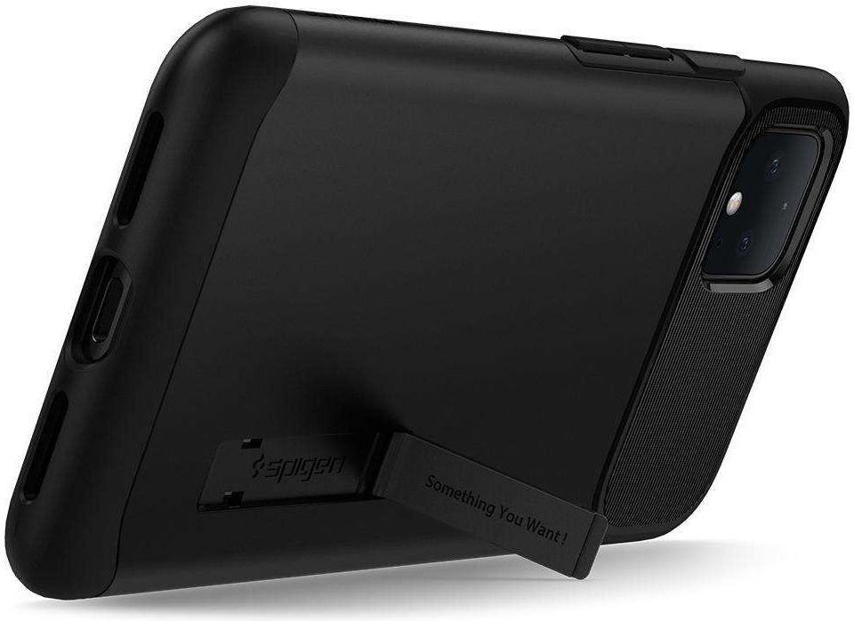 Spigen Slim Armor Hoesje Google Pixel 4 XL Zwart afbeelding 3