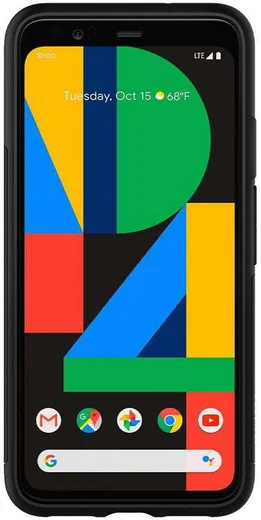 Spigen Slim Armor Hoesje Google Pixel 4 Zwart afbeelding 5