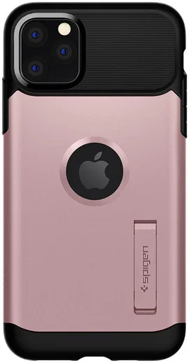 Spigen Slim Armor Hoesje Apple iPhone 11 Pro Max Roze Goud afbeelding 4