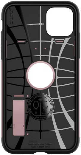 Spigen Slim Armor Hoesje Apple iPhone 11 Pro Max Roze Goud afbeelding 5