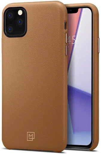 Spigen La Manon Calin Case Apple iPhone 11 Pro Max Camel Brown afbeelding 1