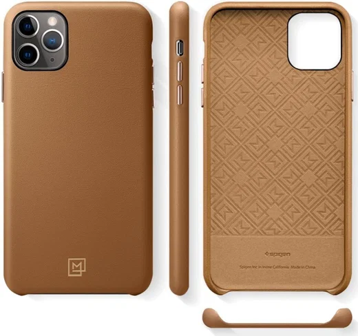 Spigen La Manon Calin Case Apple iPhone 11 Pro Max Camel Brown afbeelding 5