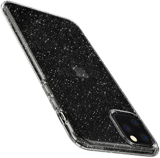 Spigen Liquid Crystal Hoesje Apple iPhone 11 Pro Max Clear Glitter afbeelding 4