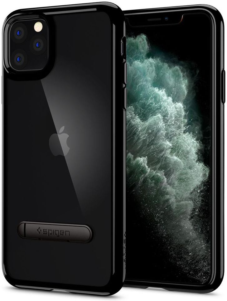 Spigen Ultra Hybrid S Hoesje Apple iPhone 11 Pro Max Zwart afbeelding 1