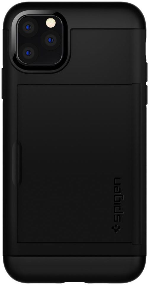 Spigen Slim Armor Card Slot Apple iPhone 11 Pro Max Zwart afbeelding 4