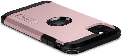 Spigen Tough Armor Hoesje Apple iPhone 11 Pro Max Roze Goud afbeelding 4
