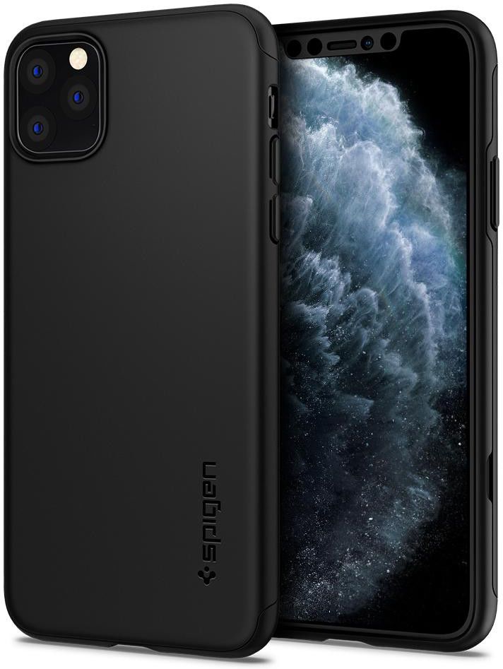 Spigen Thin Fit 360 Hoesje Apple iPhone 11 Pro Max Zwart afbeelding 1