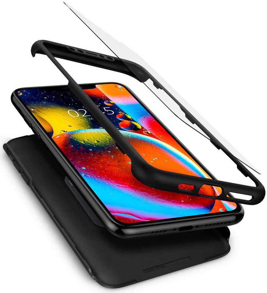 Spigen Thin Fit 360 Hoesje Apple iPhone 11 Pro Max Zwart afbeelding 2