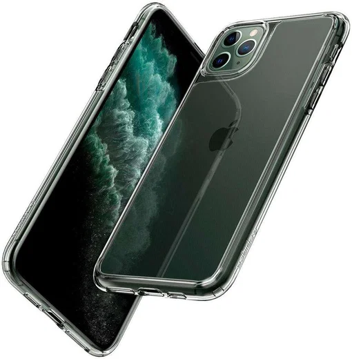 Spigen Quartz Hybrid Apple iPhone 11 Pro Max Hoesje Transparant afbeelding 2
