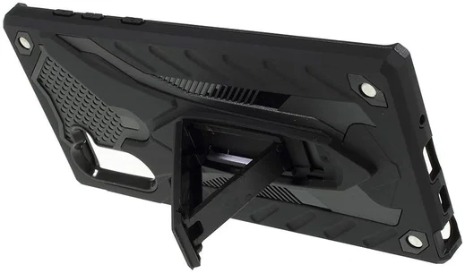 Samsung Galaxy Note 10 Hybride Combo Kickstand Hoesje Zwart afbeelding 5