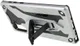 Samsung Galaxy Note 10 Hybride Combo Kickstand Hoesje Zilver afbeelding 4