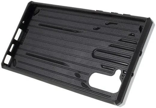 Samsung Galaxy Note 10 Hybride Combo Kickstand Hoesje Zilver afbeelding 5